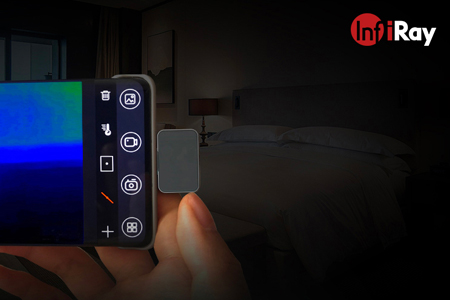 Anti-Stealth in Hotelzimmern! Die kleinste Wärme kamera für Smartphones hilft Ihnen, versteckte Kameras zu finden