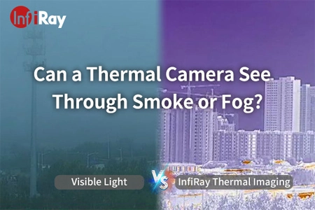 Kann Wärme bild kamera durch Rauch oder Nebel sehen