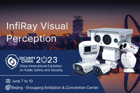 Sicherheit China 2023 (Peking) InfiRay-Produkte in führung-Intelligente Dual-Spectrum-Dome-Kamera für die Temperatur messung