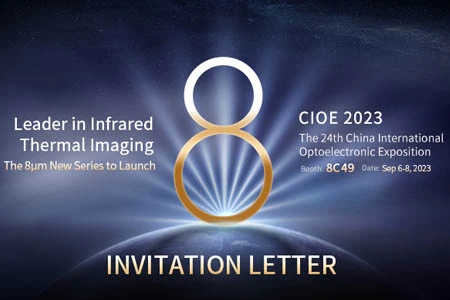 InfiRay enthüllt Durchbruch 8 μm ungekühlten Infrarot-Detektor bei CIOE 2023
